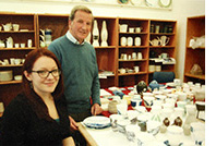 Laura Plant with Gerry Pearce, Chairman